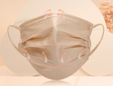 Medical Face Mask with Adjustable Nose Bridge Strip