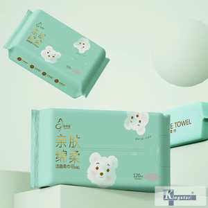 Facial Cleansing Wipes, 120 Count, Flat Weave, 200x180mm