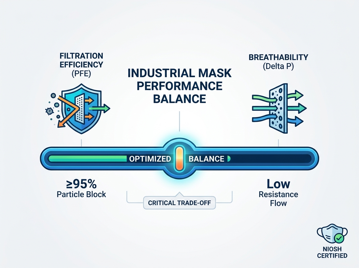 Industrial Disposable Face Mask Specifications